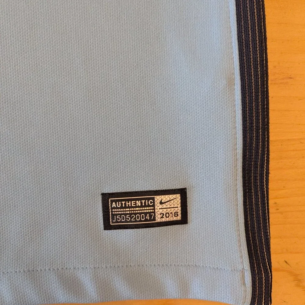 Nike Manchester City 2016 Home Jersey, Size Medium - Picture 2 of 4